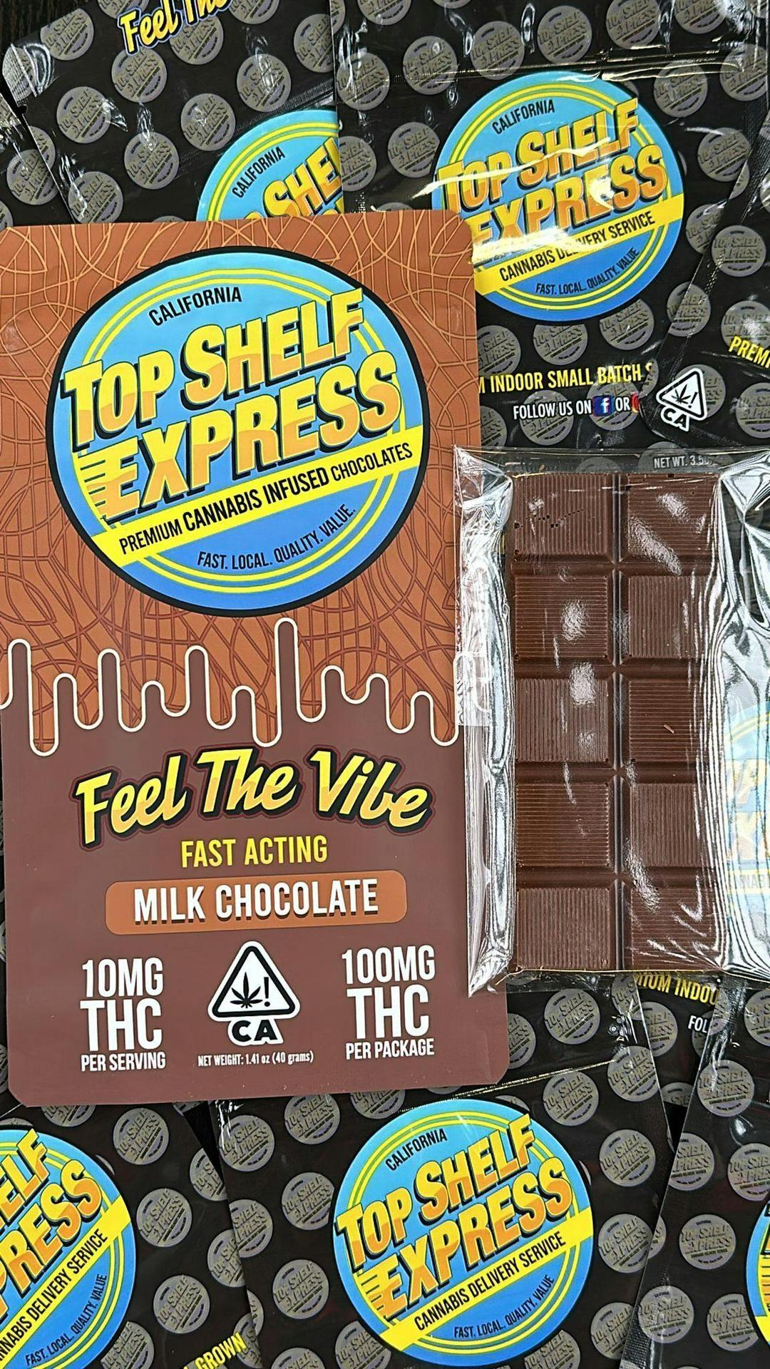 MILK CHOCOLATE Bar (100mg)*BUY 2 GET 1 FOR .01*