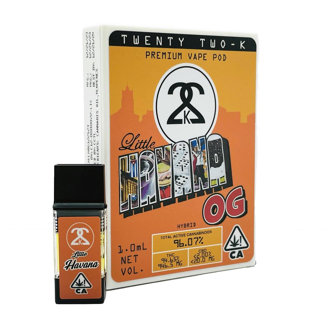 22K - Little Havana OG - 1.0ml POD