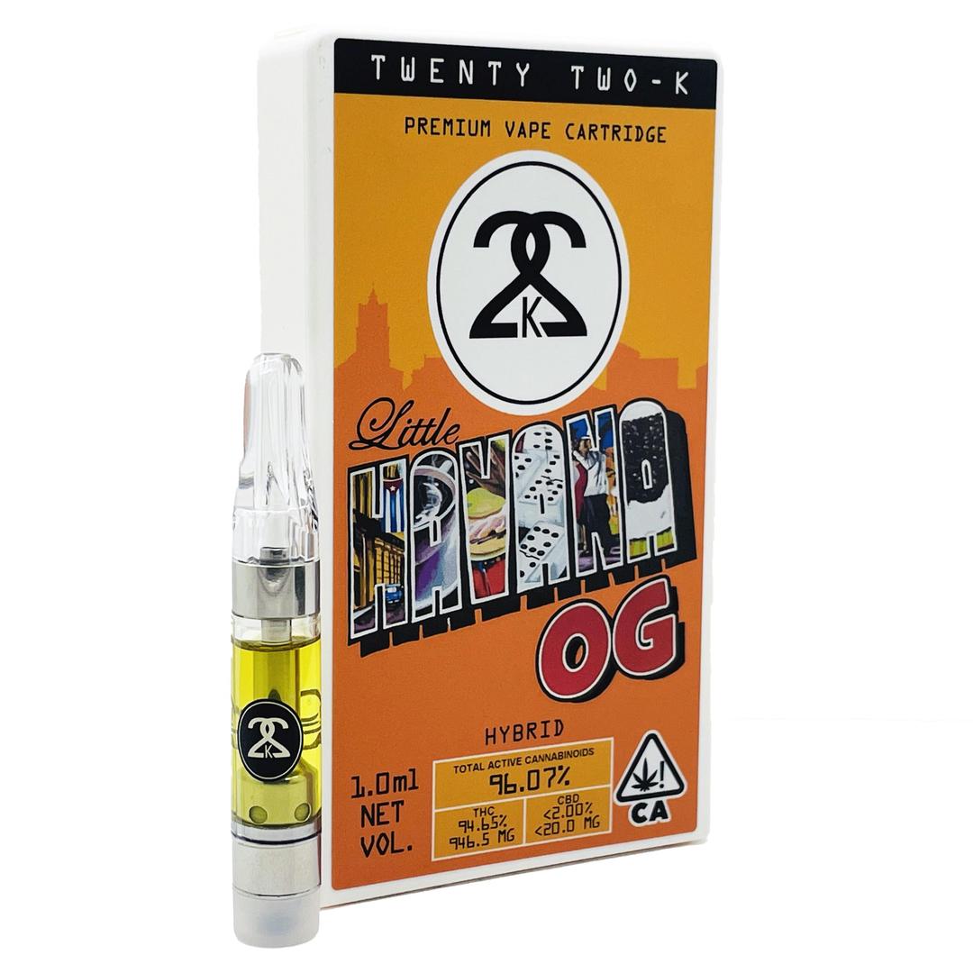 22K - Little Havana OG - 1.0ml Cartridge