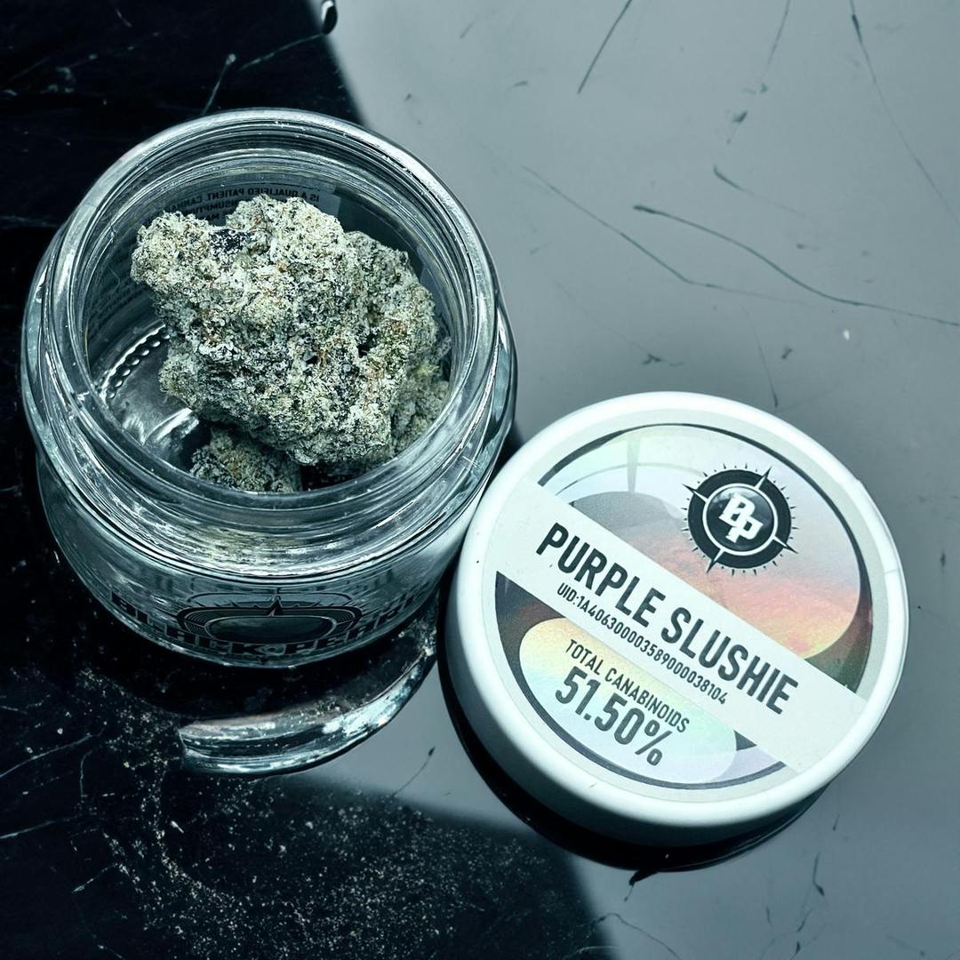 BLACK PEARL - Diamond Coated Indoor Flower - Purple Slushie - 3.5g | 1/8oz