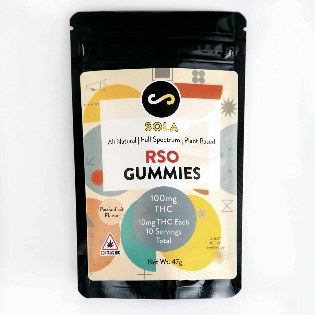 100mg RSO Gummies - Passionfruit Flavor Pack