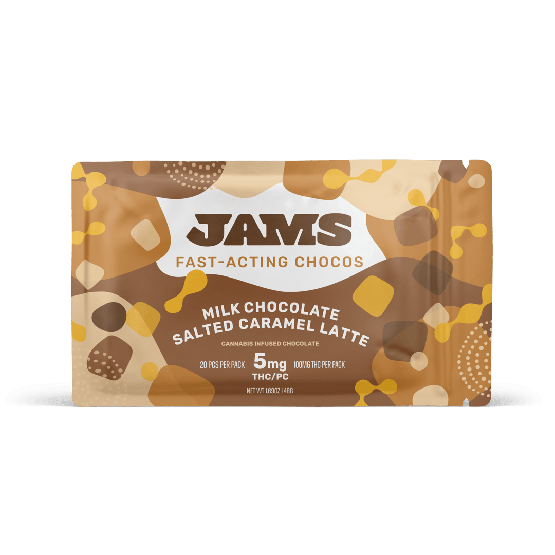 Fast-Acting Chocos - Milk Chocolate Salted Caramel Latte 100mg