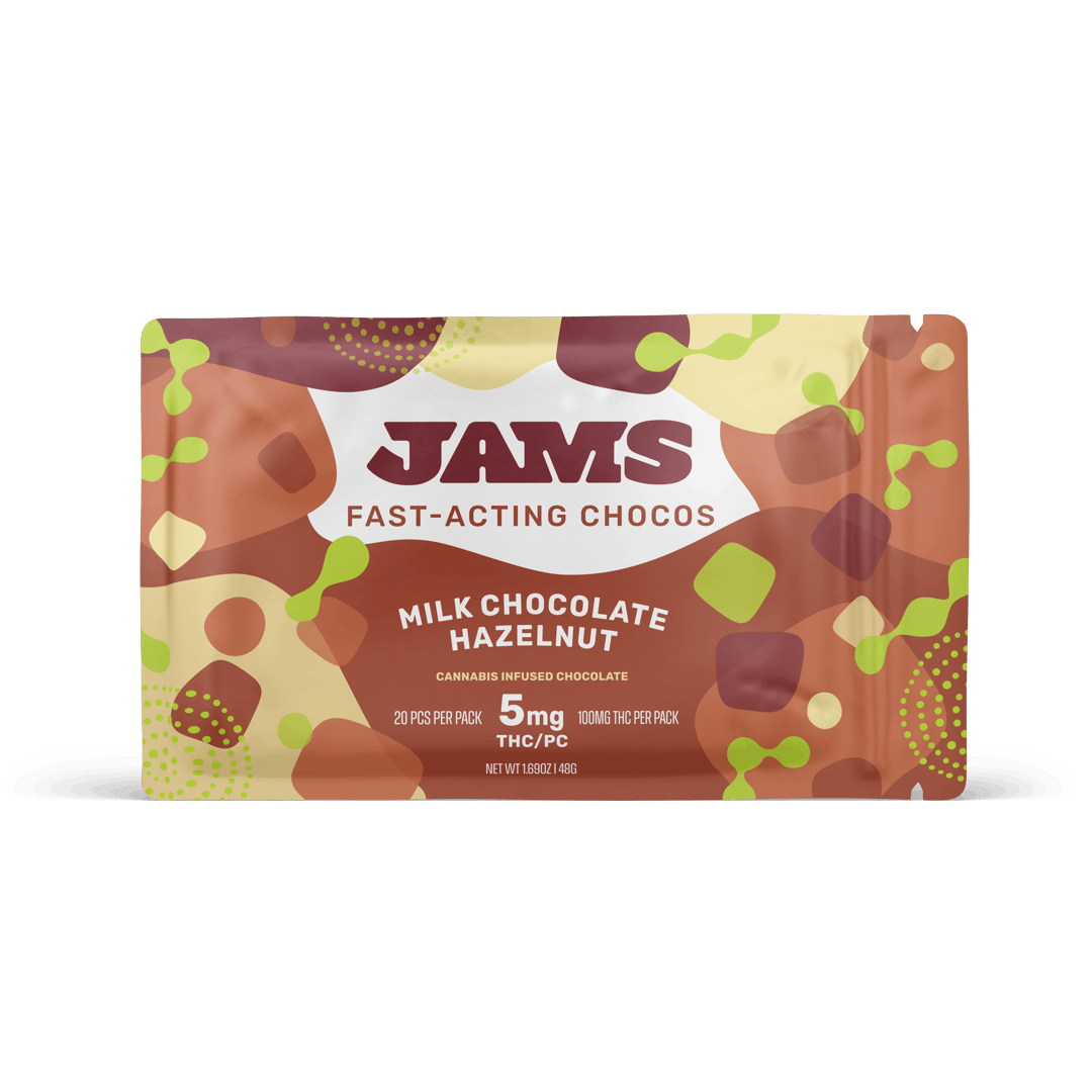 Fast-Acting Chocos - Milk Chocolate Hazelnut 100mg