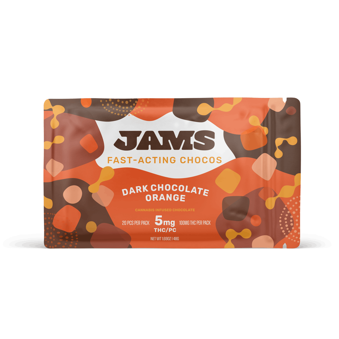 Fast-Acting Chocos - Dark Chocolate Orange 100mg