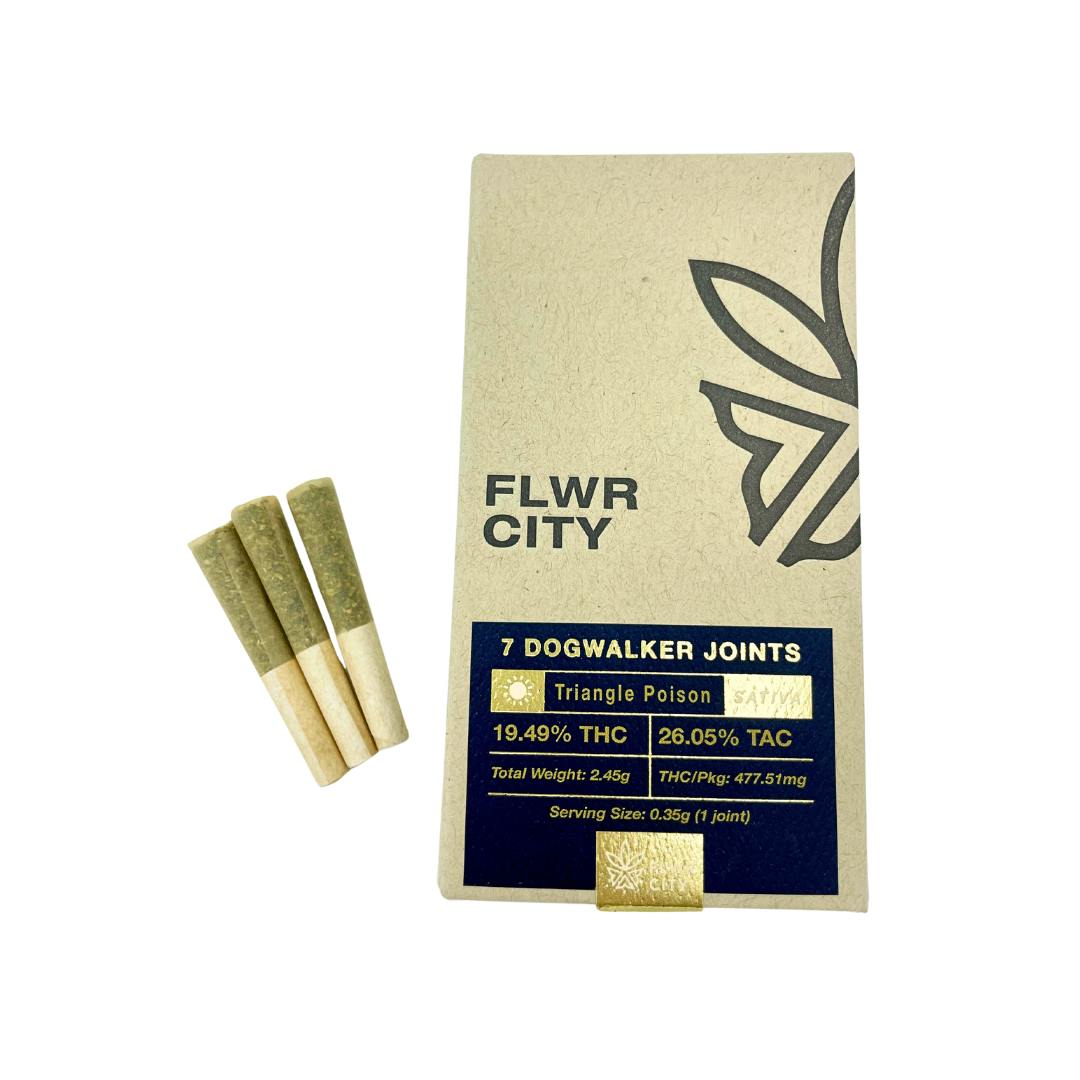 Triangle Poison - 7pk Dogwalker Joints (2.45g)