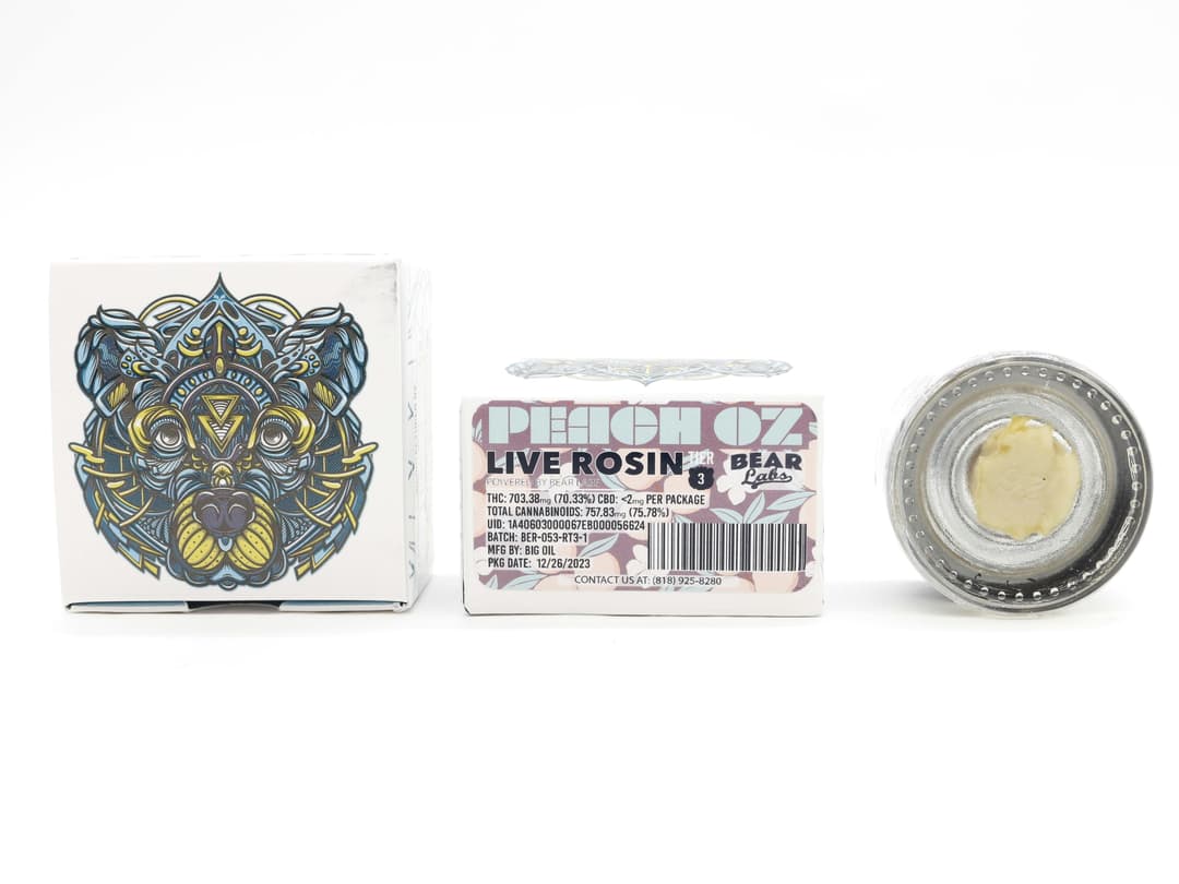Peach OZ T3 Live Rosin - 1g