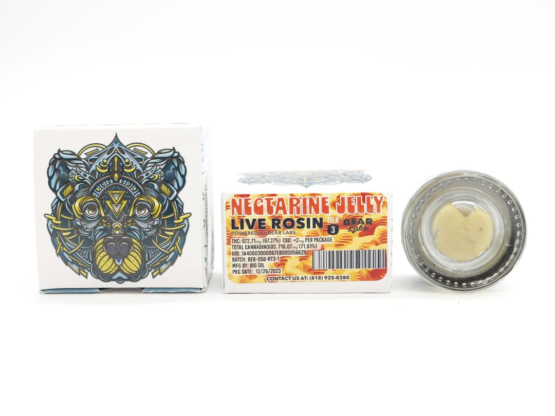 Nectarine Jelly T3 Live Rosin - 1g