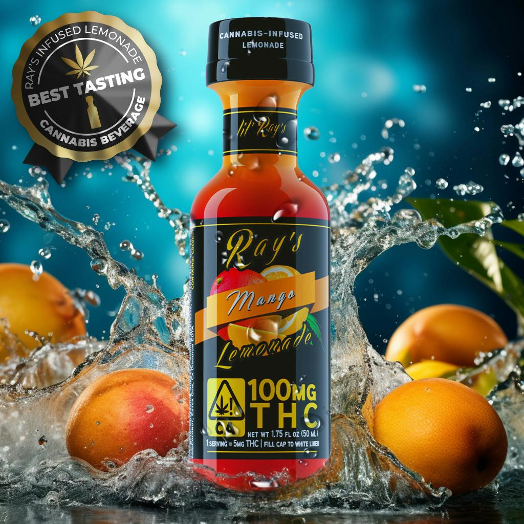 Mango lil' Ray's 100mg THC