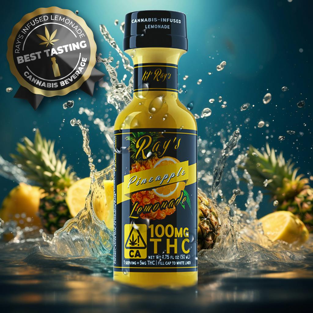 Pineapple lil' Ray's 100mg THC