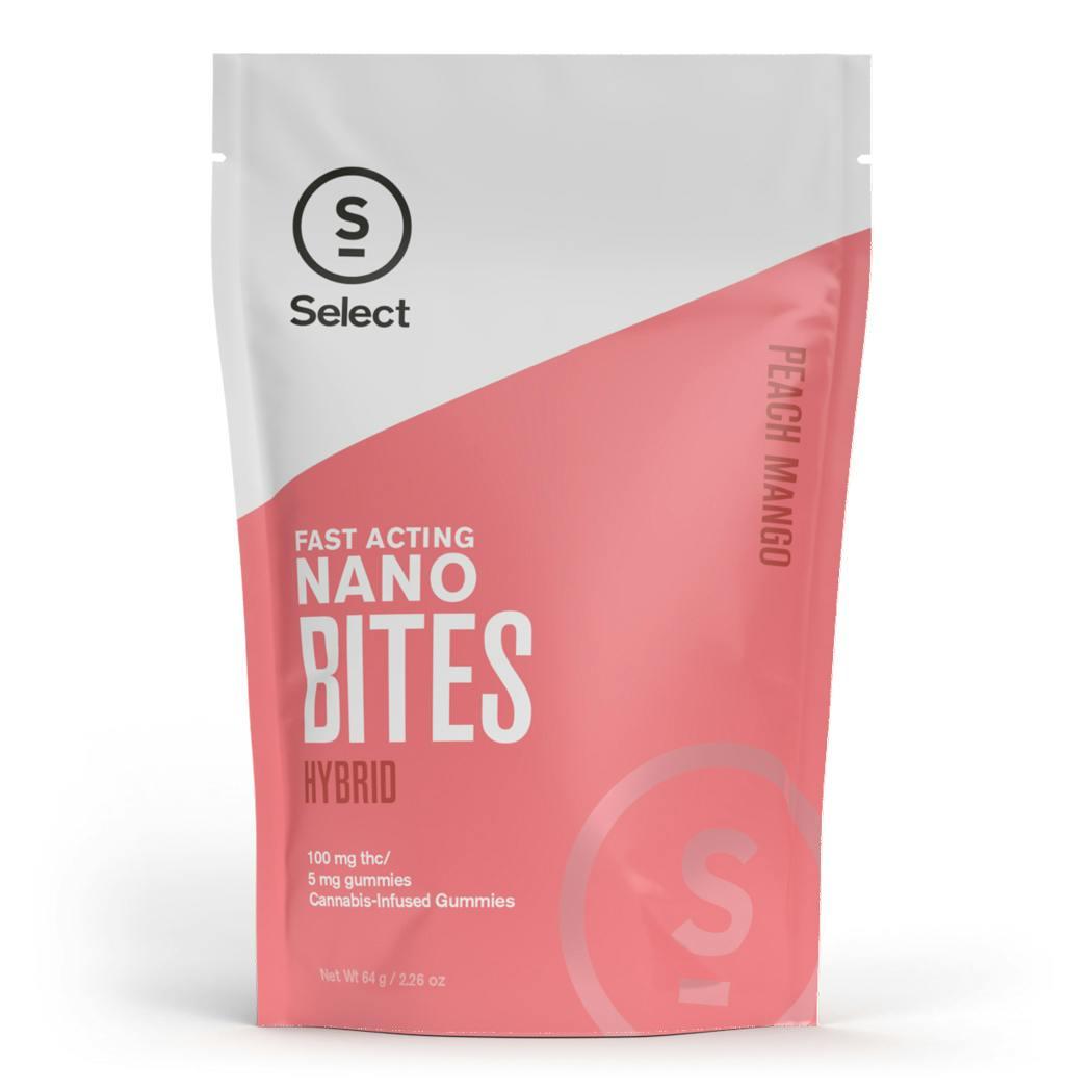 Peach Mango Nano Bites 20pk (100mg) | Hybrid