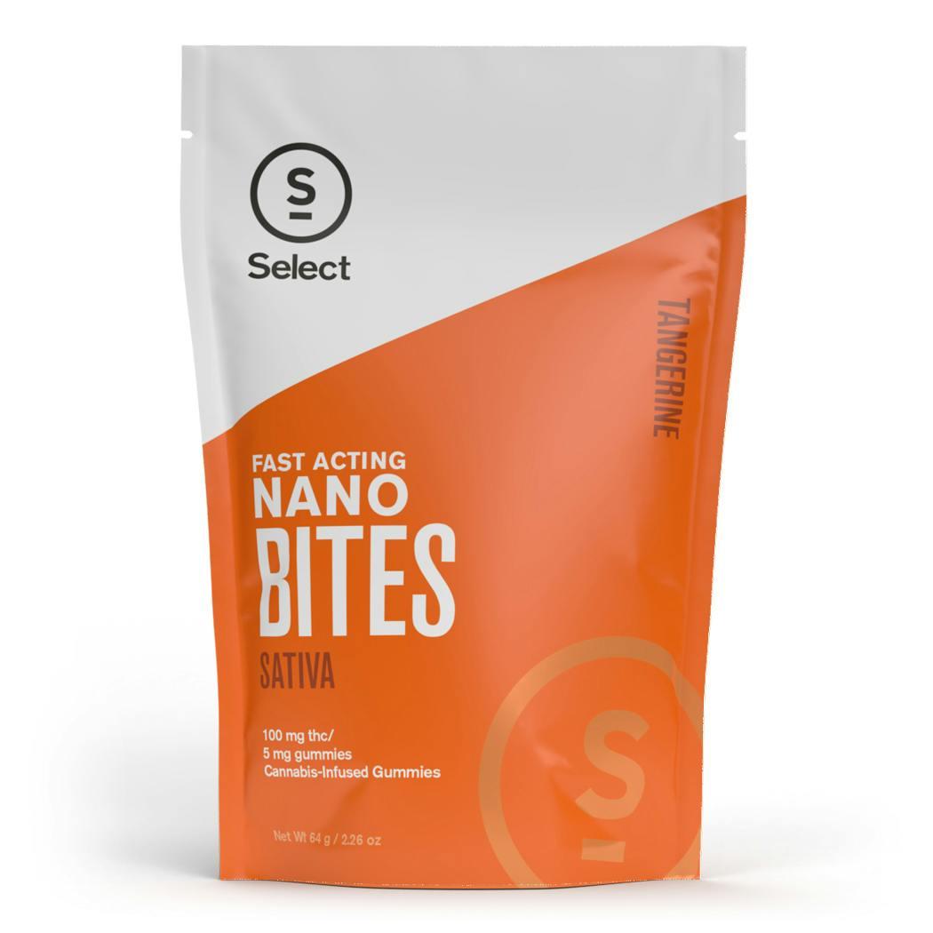 Tangerine Nano Bites 20pk (100mg) | Sativa