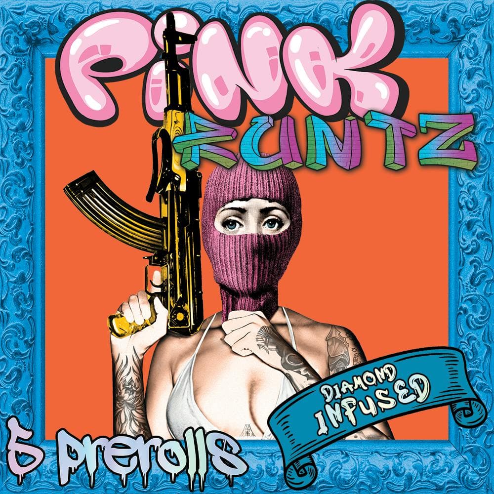 ThatGas | Diamond Infused Pink Runtz - 5 X 0.5 Prerolls