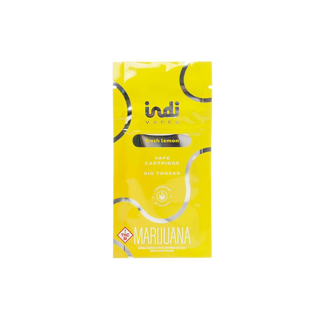 Indi 0.5g Fresh Lemon Vape Cartridge
