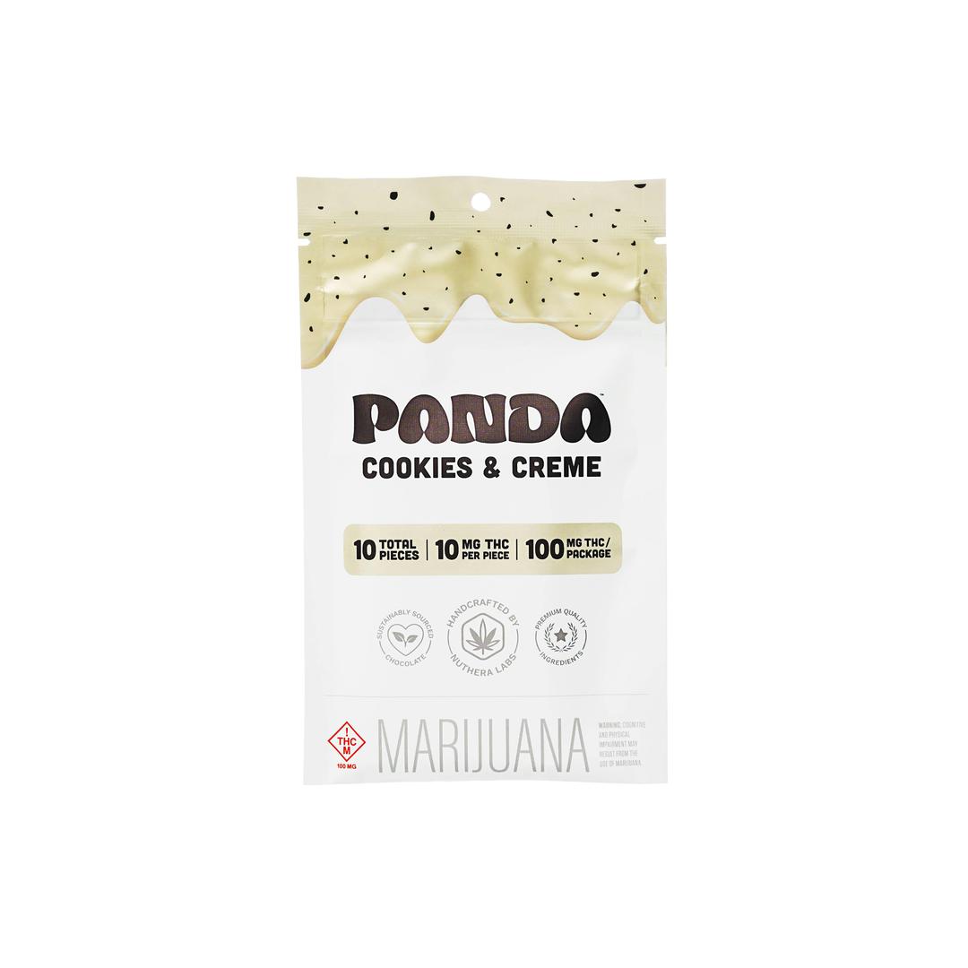 Panda Cookies n Cream 100mg Chocolate Bar