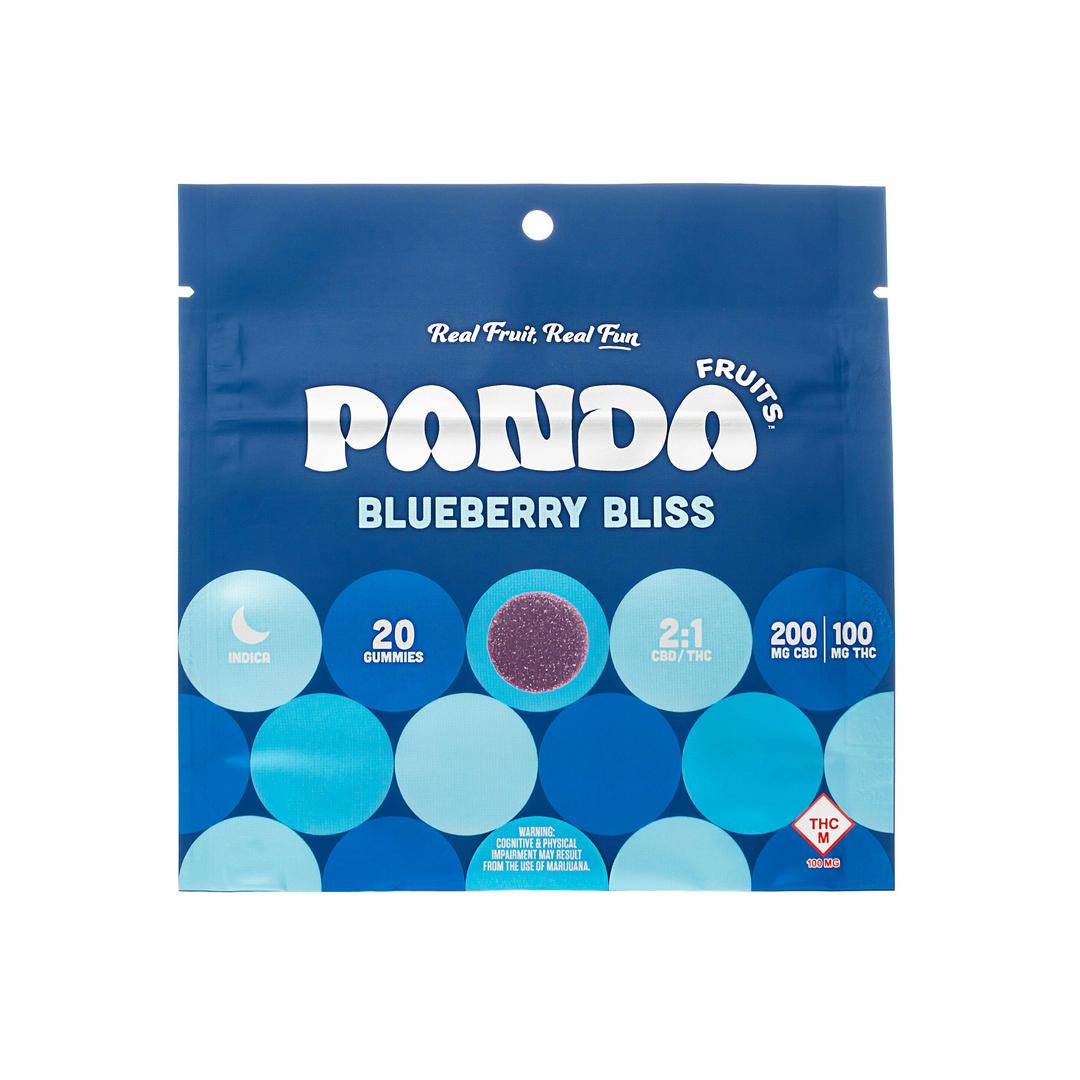 Panda Fruits Blueberry Bliss 200mg CBD:100 mg THC