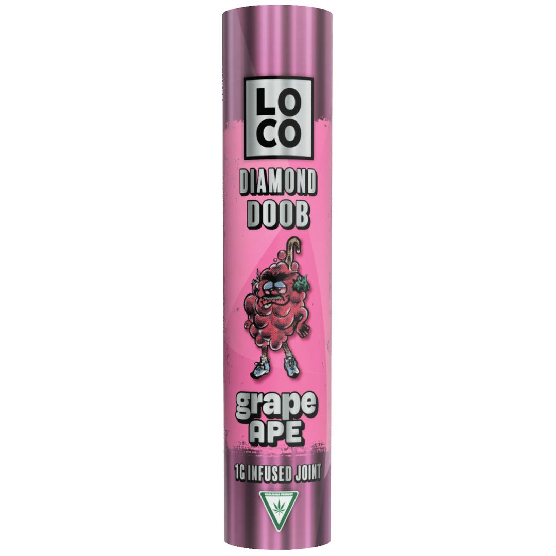 LOCO Infused Pre-roll - Grape Ape Diamond Doob