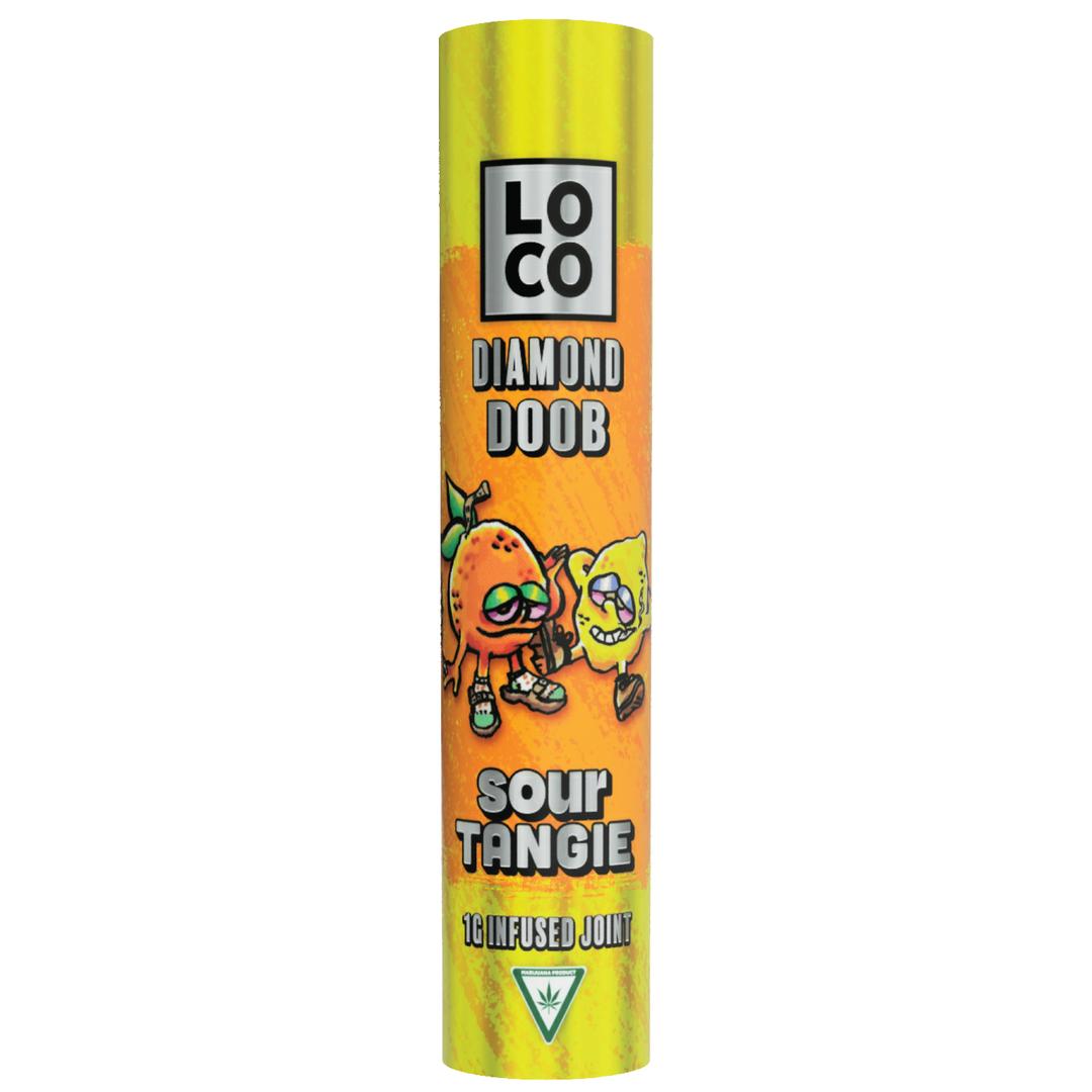 LOCO Infused Pre-roll - Sour Tangie Diamond Doob
