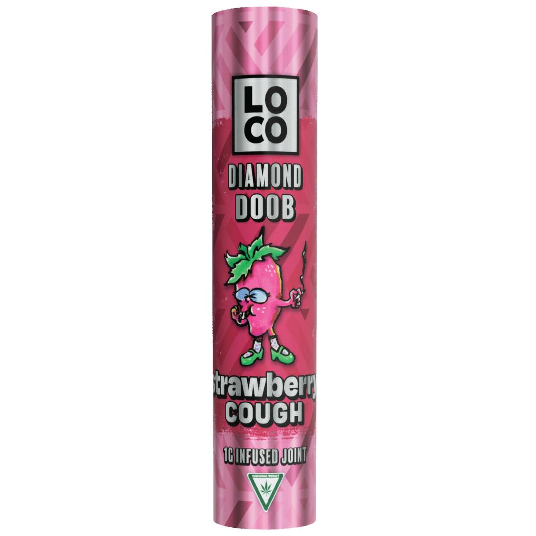 LOCO Infused Pre-roll - Strawberry Cough Diamond Doob