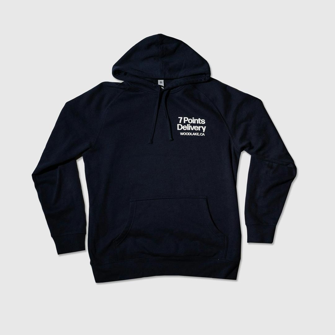 7POINTS | NAVY DELIVERY HOODIE | X-LARGE