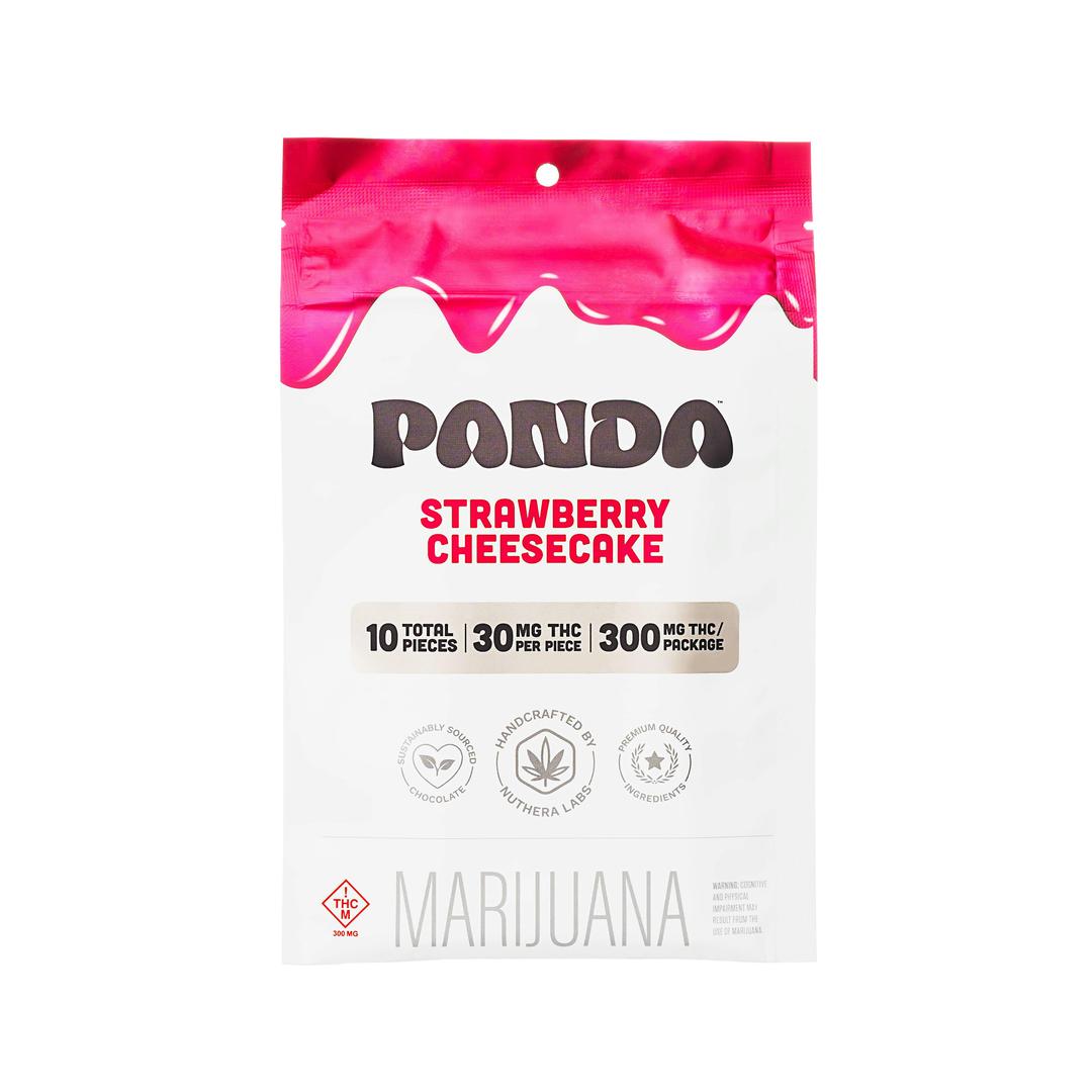 Panda Strawberry Cheesecake 300mg Chocolate Bar
