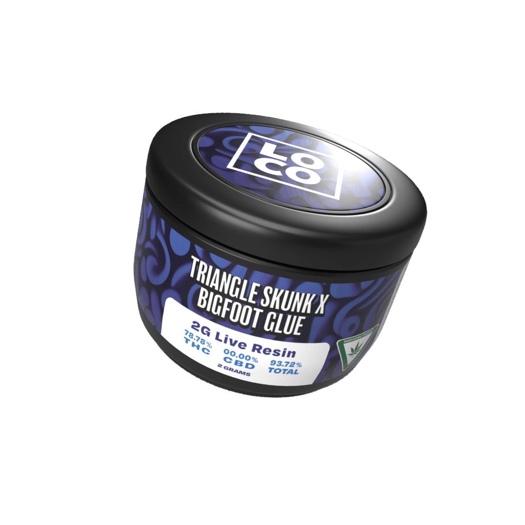 LOCO Live Resin 2g - Triangle Skunk x Bigfoot Glue