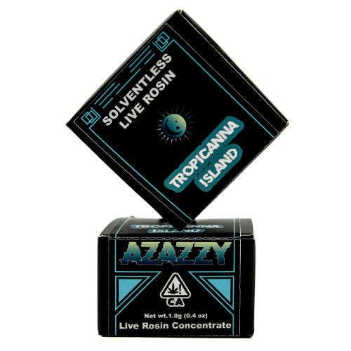 Azazzy - Solventless Live Rosin- 1.0G Jar - Tropicanna Island T2 (S)