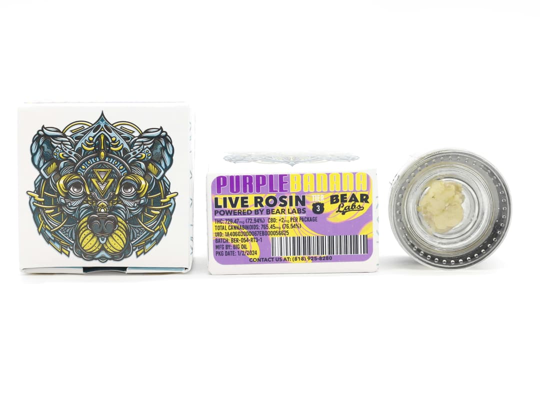 Purple Banana T3 Live Rosin - 1g