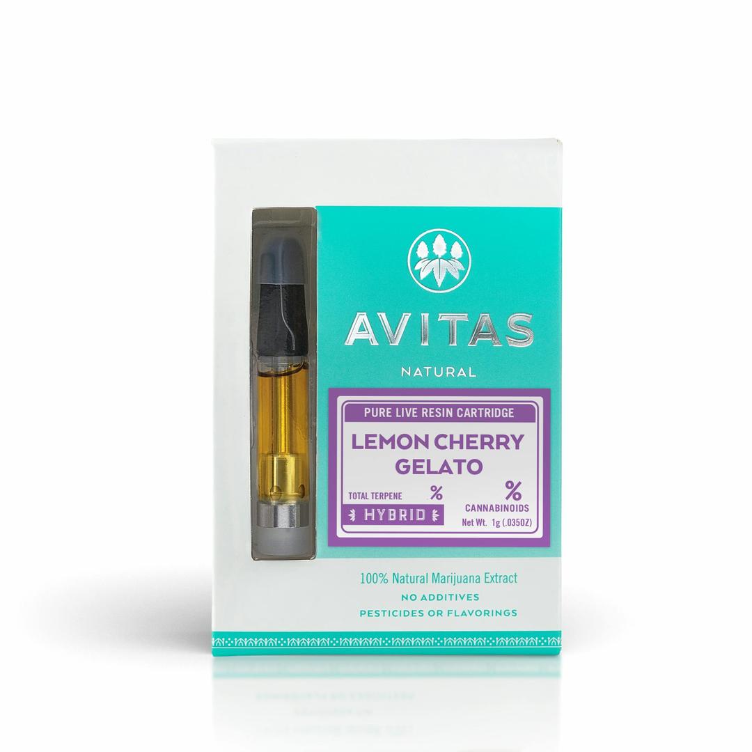Lemon Cherry Gelato Pure Live Resin Cartridge 1g