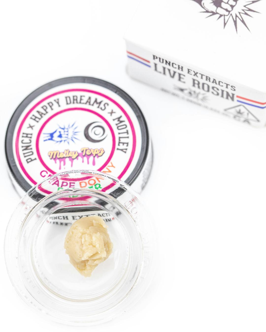 Punch - Live Rosin - Grape Donny - Badder - Tier 4