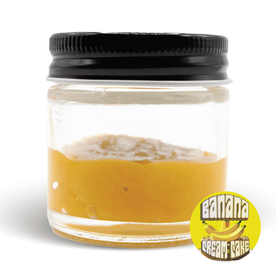 Banana Cream Cake Live Resin Badder 14G Baller Jar