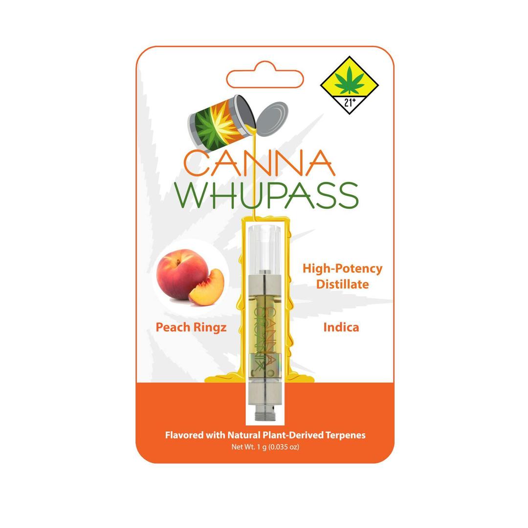 Peach Ringz | Canna Whupass | Vape Cartridge | 1g