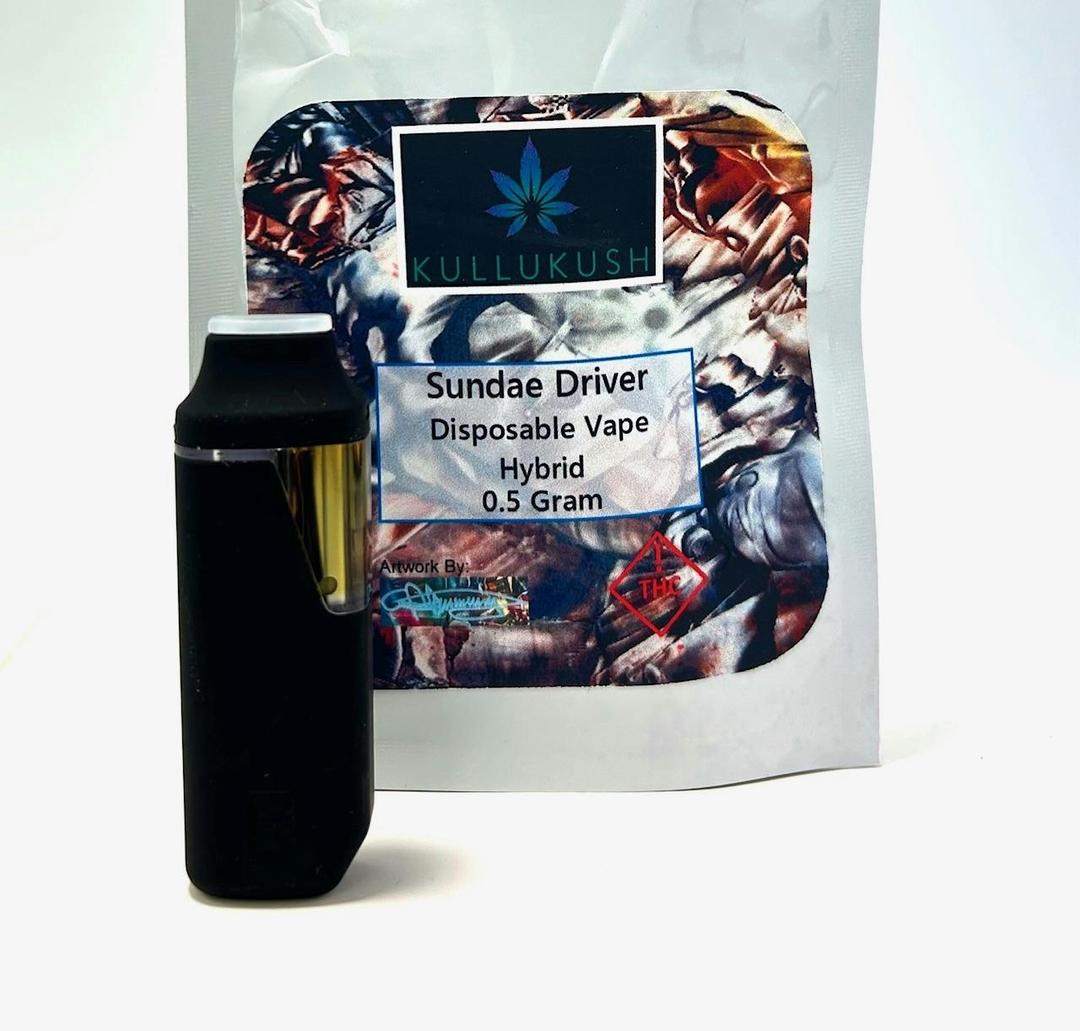 KulluKush 0.5 Gram Disposable Tank - Sundae Driver