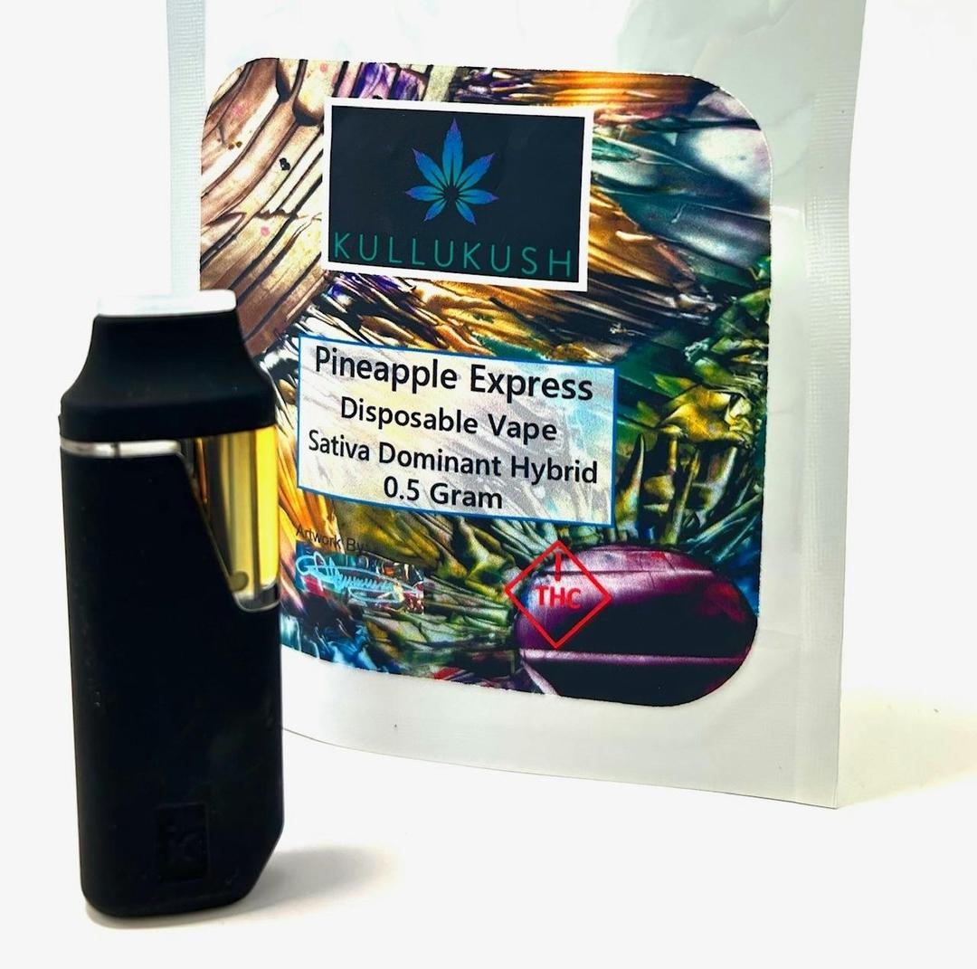 KulluKush 0.5 Gram Disposable Tank - Pineapple Express