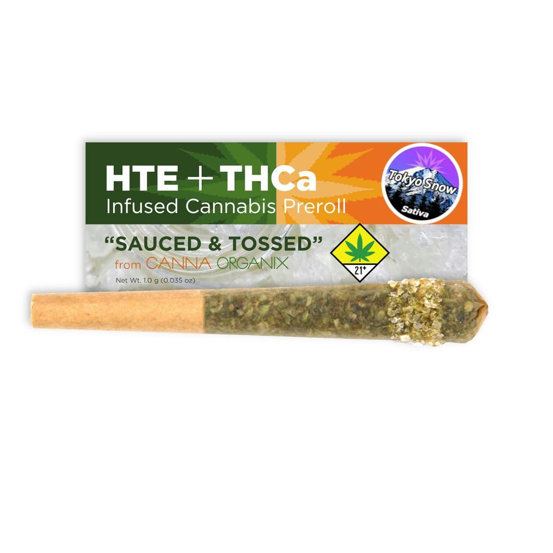 Tokyo Snow | Sauced n Tossed | Infused Pre Roll | 1g