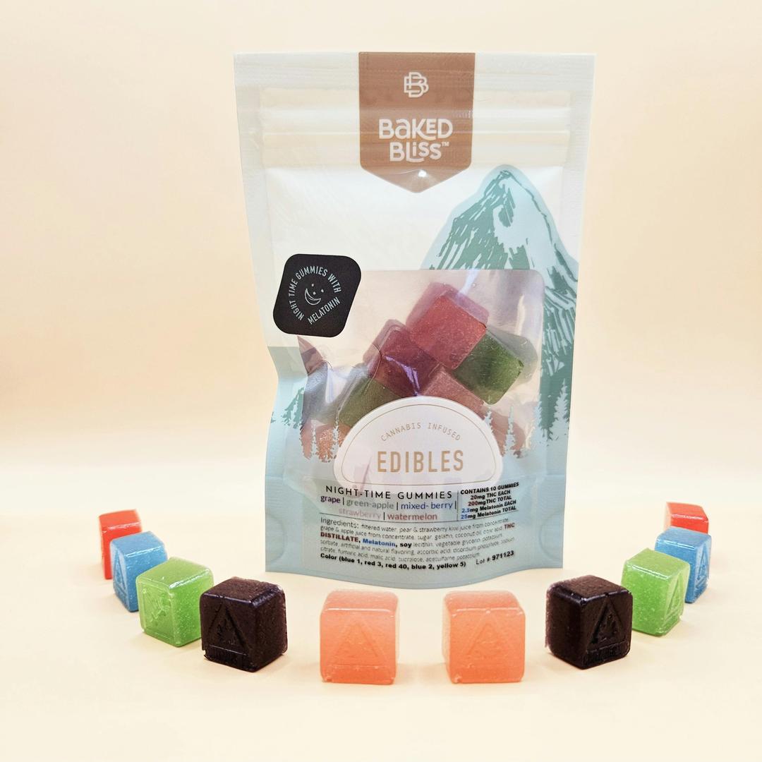 Baked Bliss 200mg Night-Time Gummies