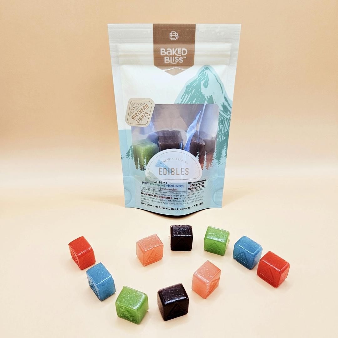 Baked Bliss 200mg Indica Gummies