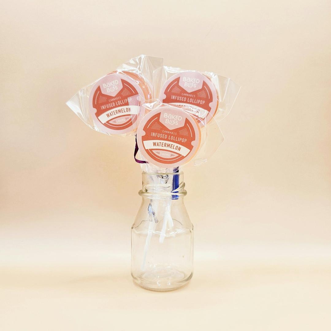 Baked Bliss 100mg Watermelon Lollipop