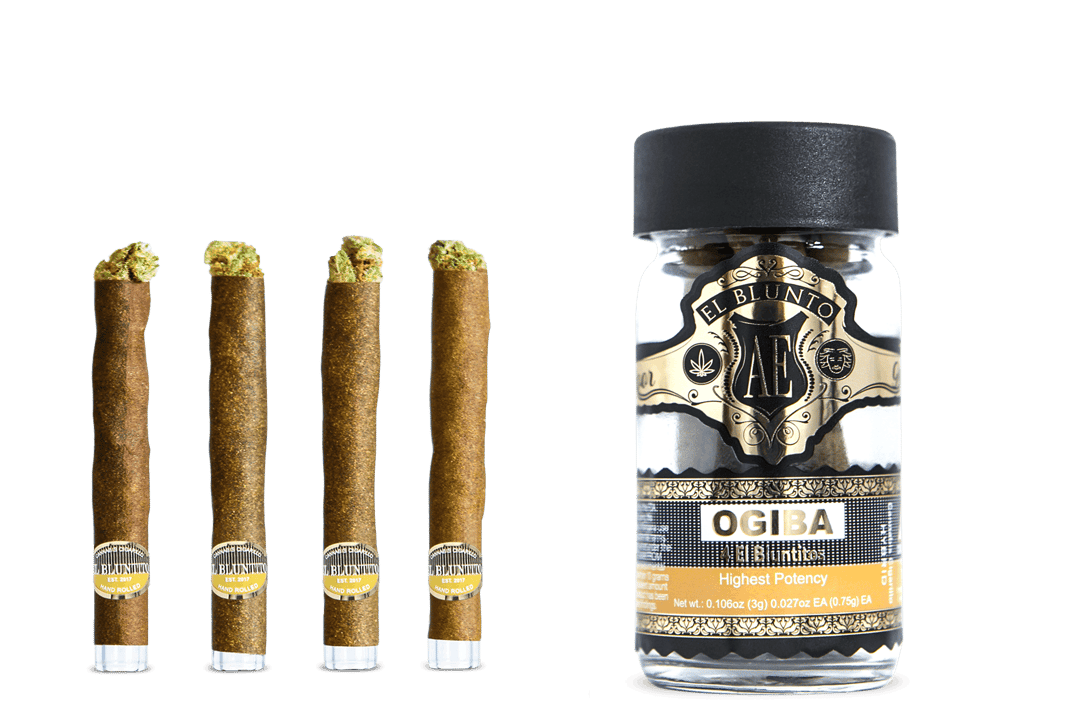 El Bluntito - 4-Pack - OGiba - 4 x .75G [Mini Blunt Pack]