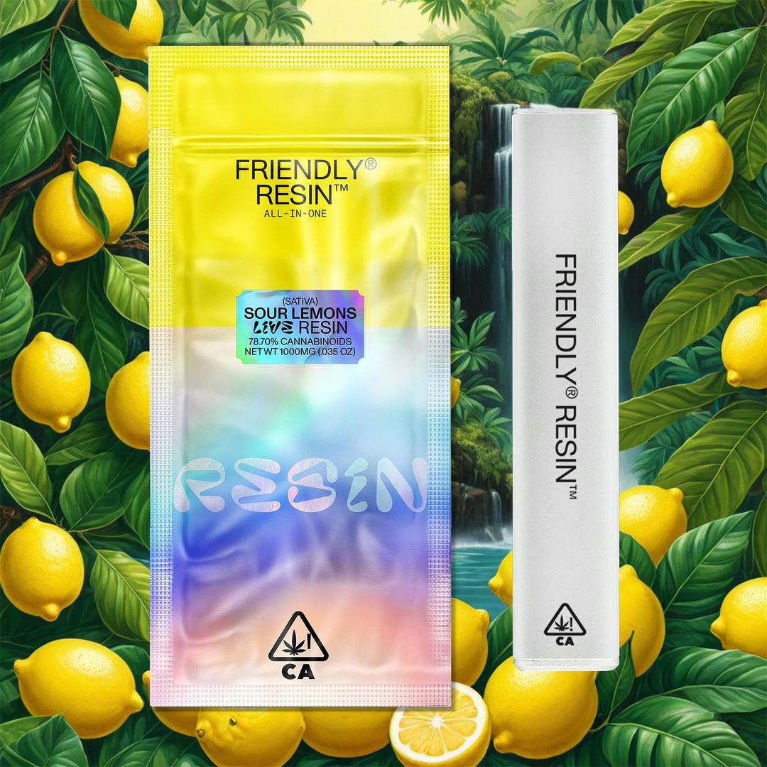 Sour Lemons | Sativa | 1g Live Resin ALL-IN-ONE