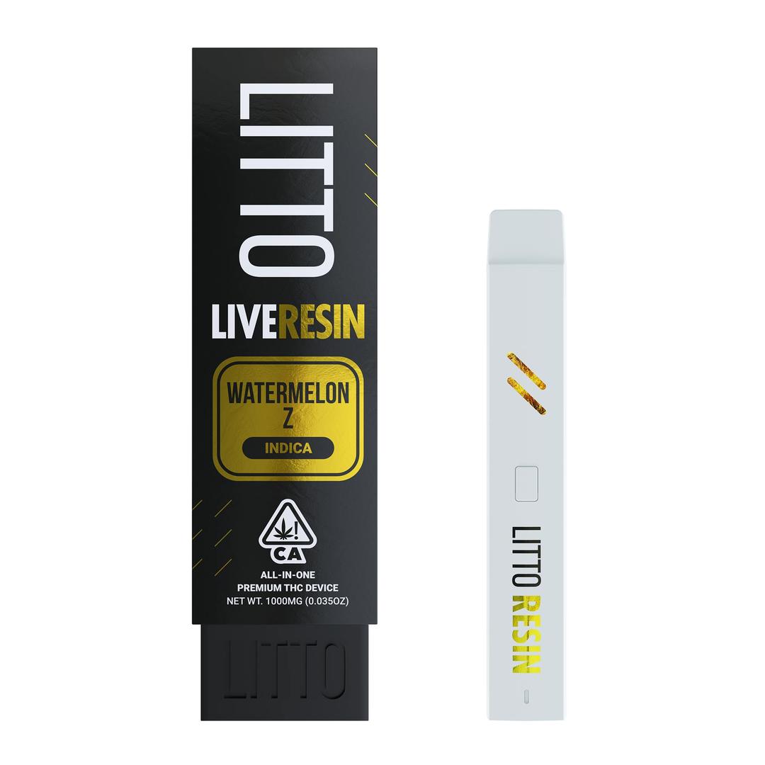 LITTO - Watermelon Z - Live Resin All-In-One - Indica - 1G