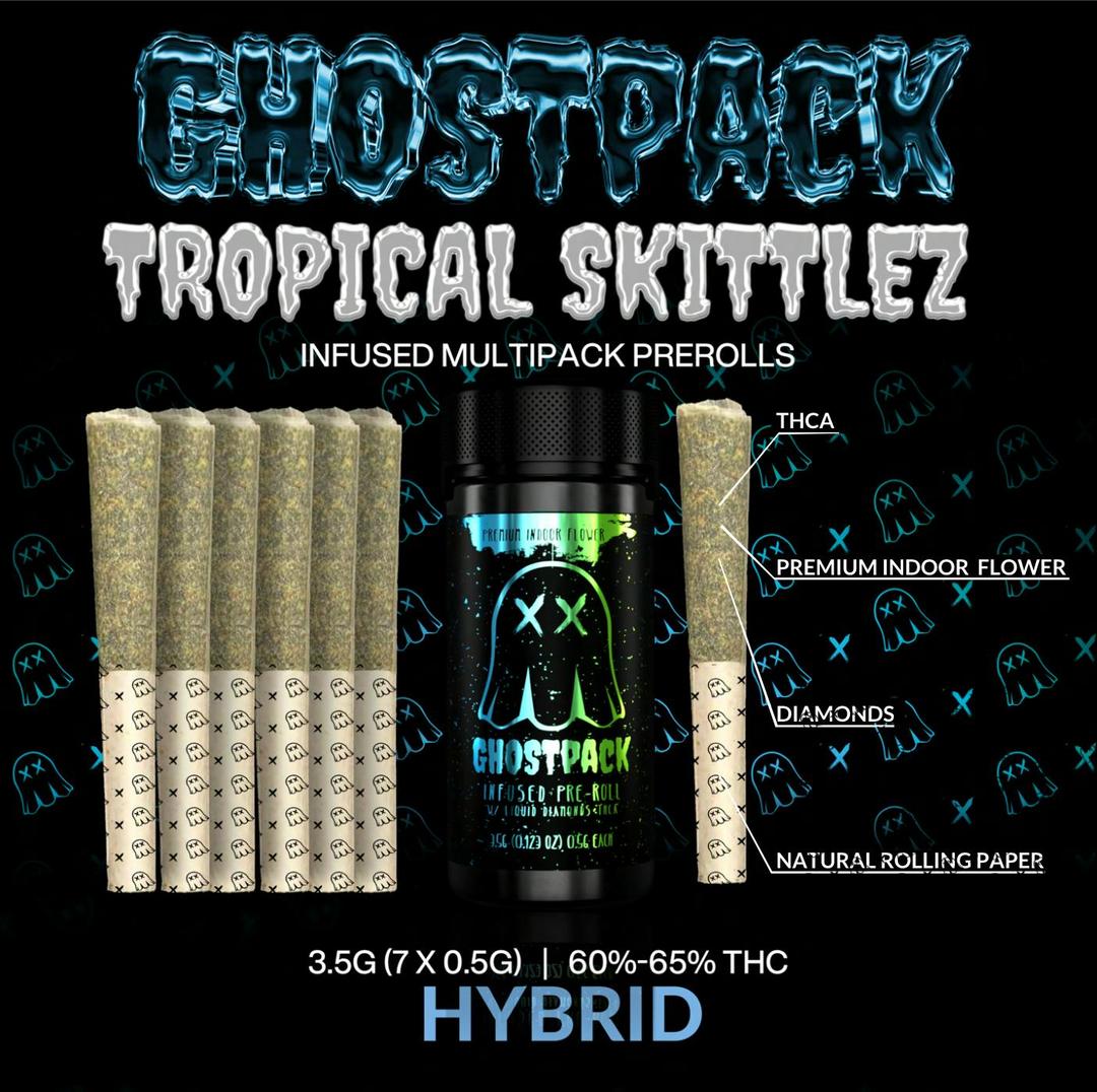 Tropical Skittlez - Infused Pre Rolls 3.5G (7 X 0.5G)