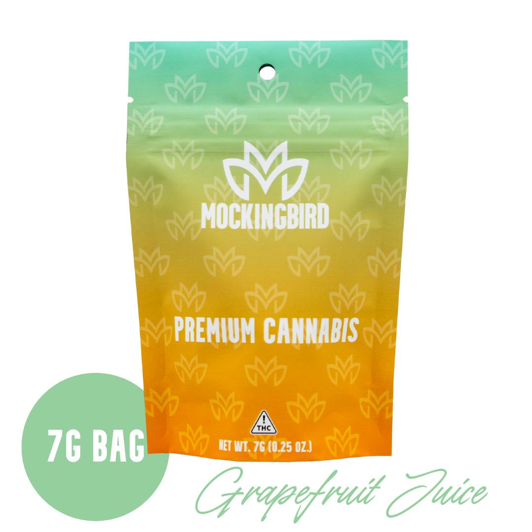 Mockingbird Premium Flower: Grapefruit Juice 7g bag