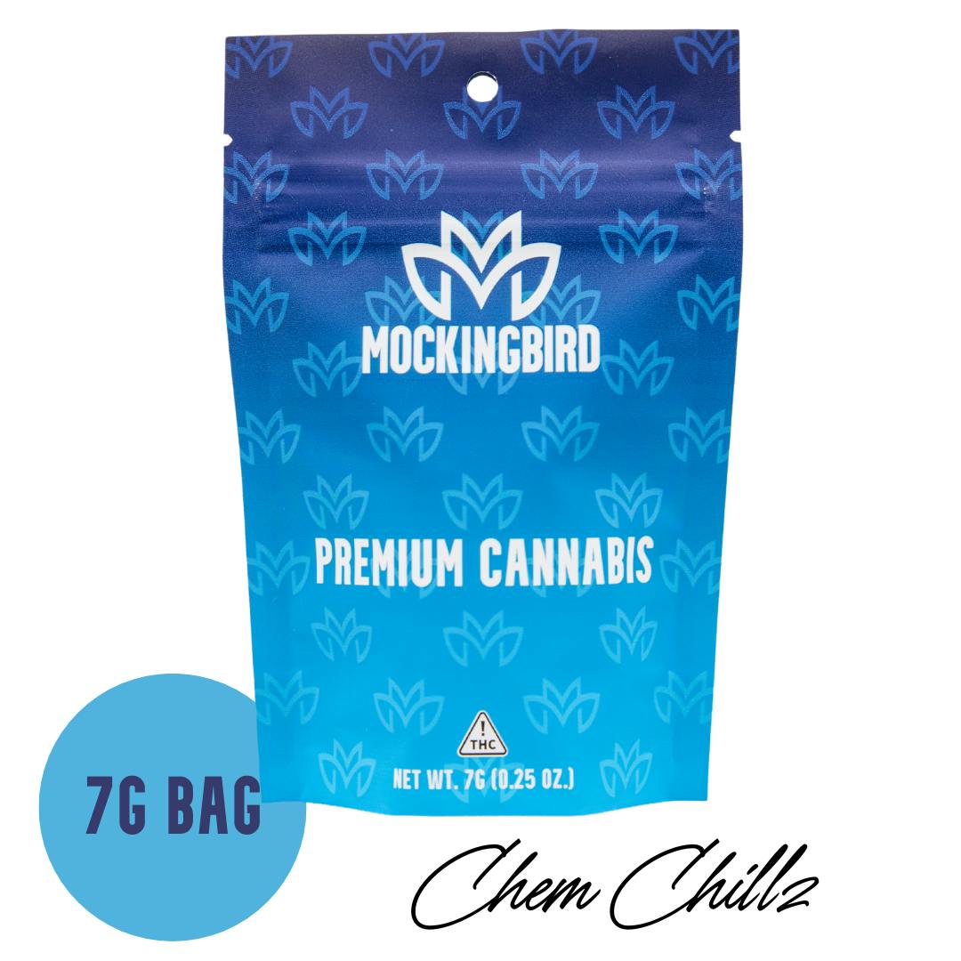 Mockingbird Premium Flower: Chem Chillz 7g bag