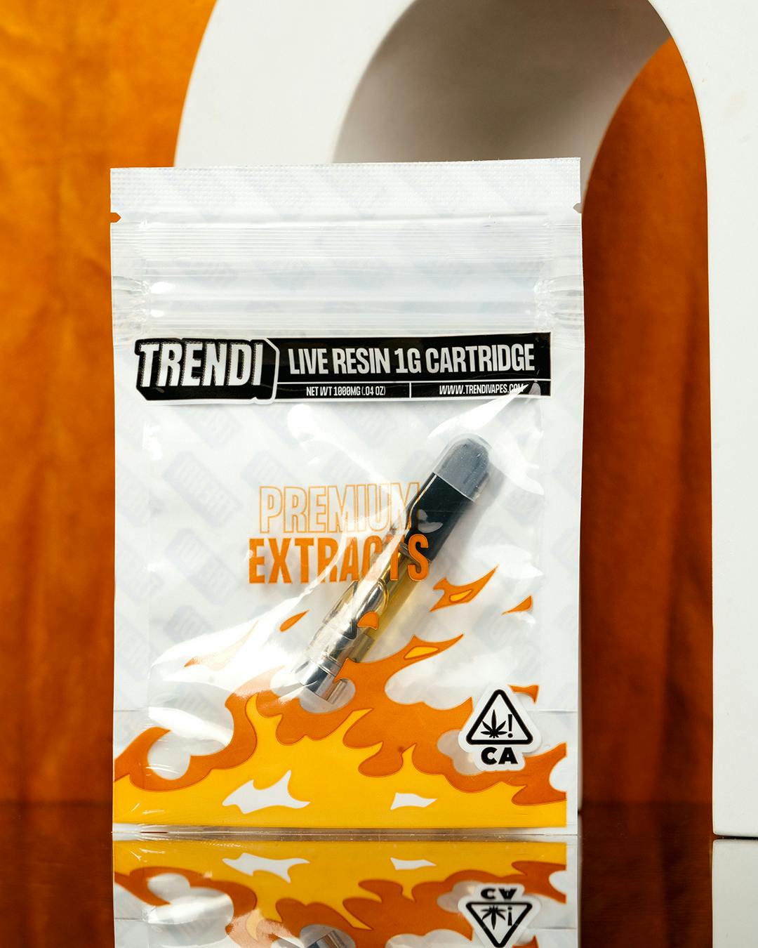 Trendi Lemon Gelato 1g Live Resin Cart