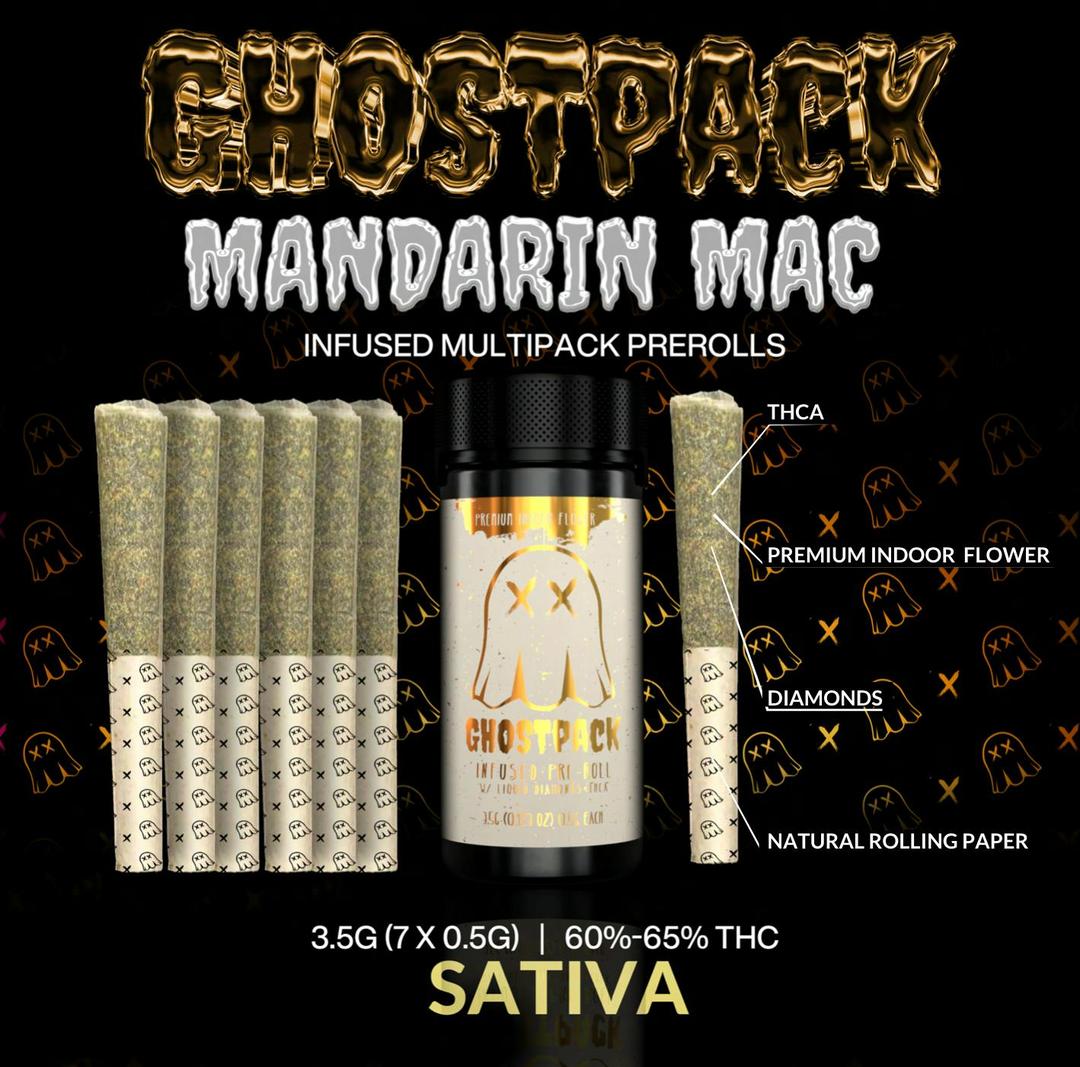 Mandarin Mac - Infused Pre Rolls 3.5G (7 X 0.5G)