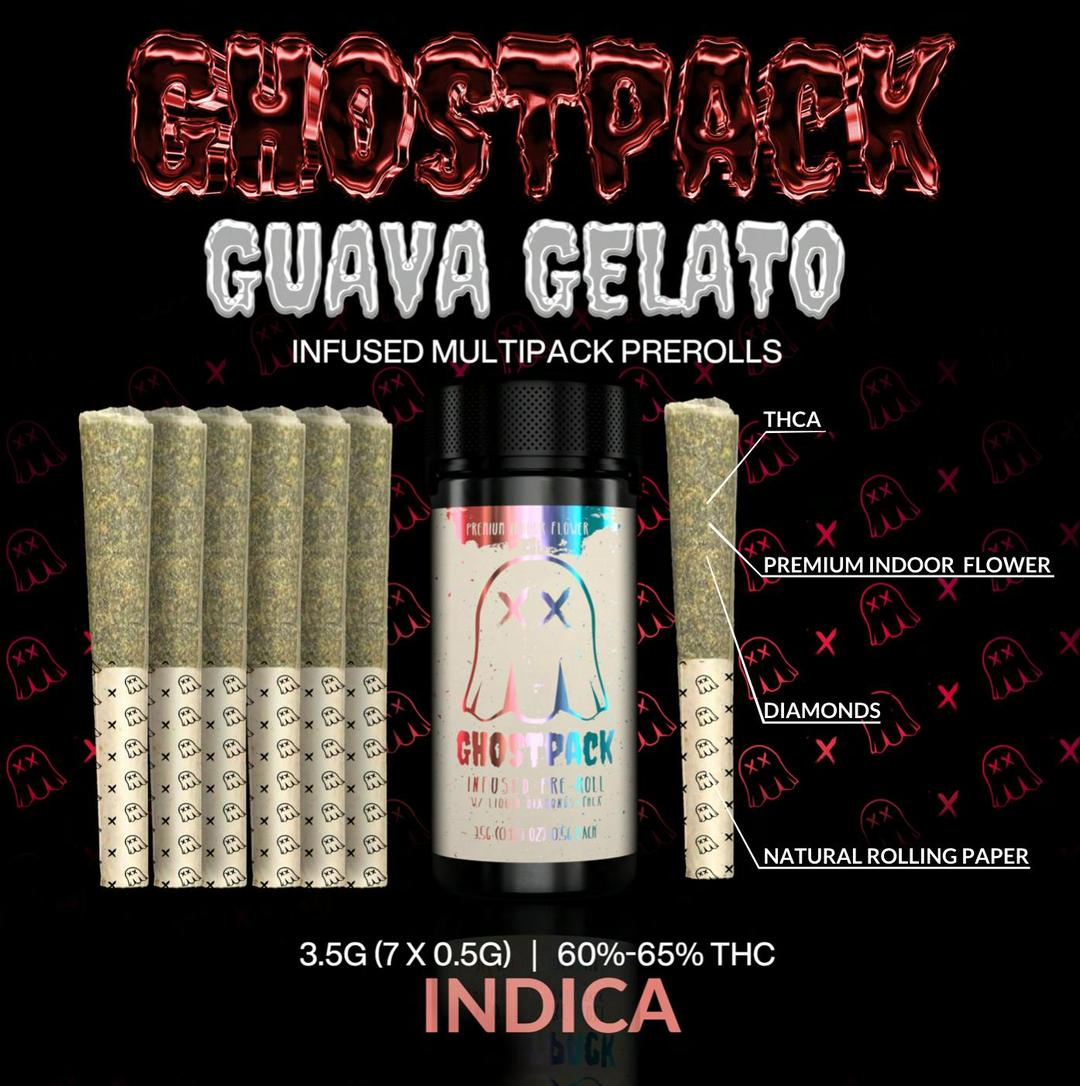 Guava Gelato - Infused Pre Rolls 3.5G (7 X 0.5G)