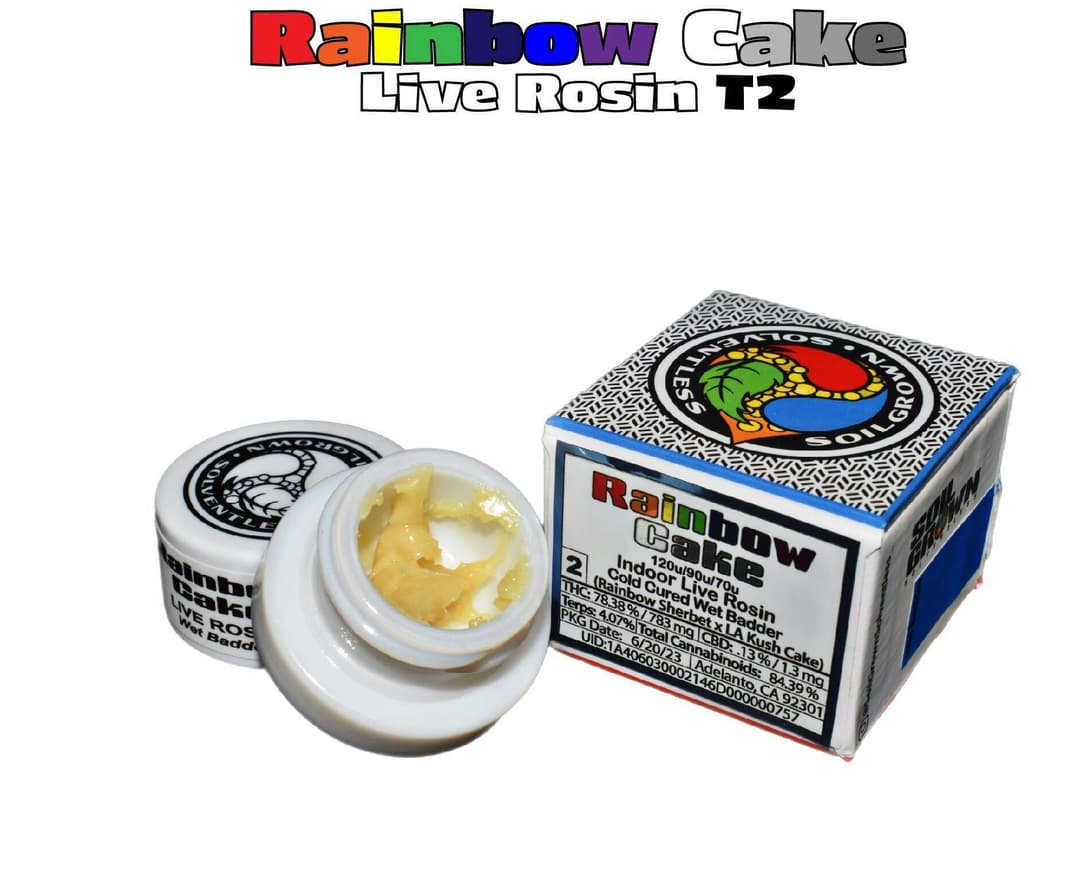 1g Rainbow Cake Live Rosin T2