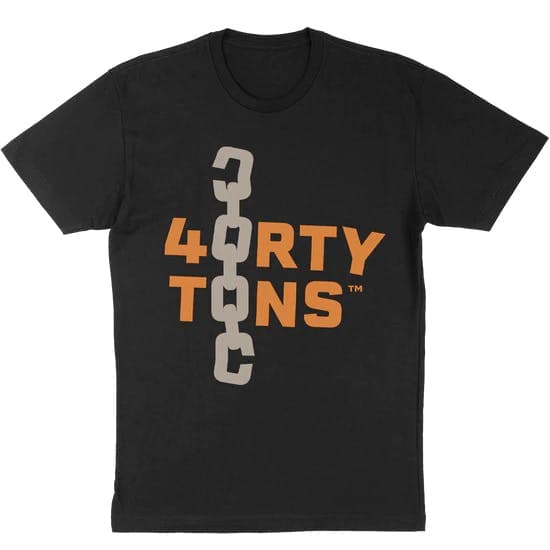 40 Tons Logo Tee - Black