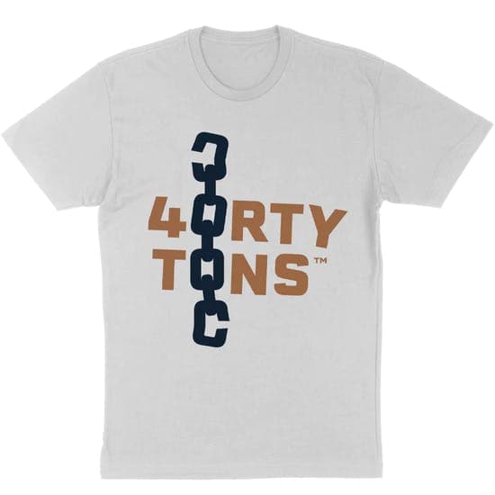 40 Tons Logo Tee - White