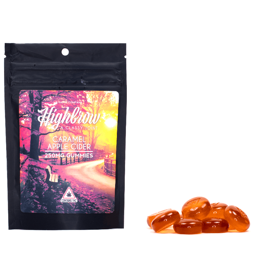 Highbrow Caramel Apple Gummies 250mg
